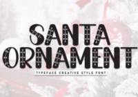 Santa Ornament Font - Featured Image