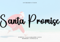 Santa Promise Font - Featured Image