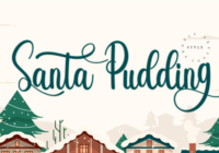 Santa Pudding Font - Featured Image