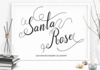 Santa Rose Font - Featured Image