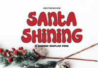 Santa Shining Font - Featured Image