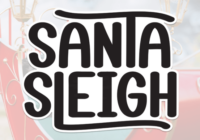 Santa Sleigh Font - Featured Image