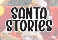 Santa Stories Font - Featured Image