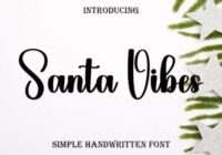 Santa Vibes Font - Featured Image