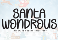 Santa Wondrous Font - Featured Image