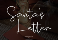 Santa's Letter Font - Featured Image