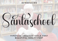 Santaschool Font - Featured Image