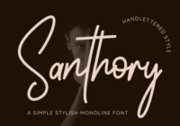 Santhory Font - Featured Image