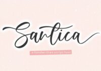 Santica Font - Featured Image