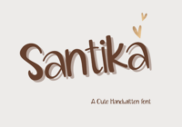 Santika Font - Featured Image