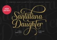 Santillana Daughter Font - Featured Image