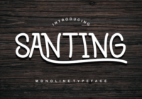 Santing Font - Featured Image