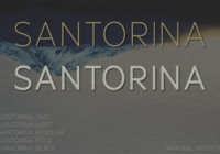 Santorina Font - Featured Image