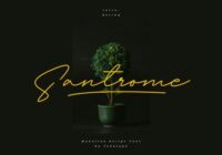 Santrome Font - Featured Image