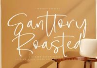 Santtory Roasted Font - Featured Image