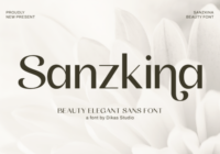 Sanzkina Font - Featured Image