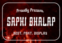 Saphi Bhalap Font - Featured Image