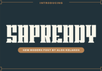Sapready Font - Featured Image