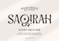 Saqirah Font - Featured Image