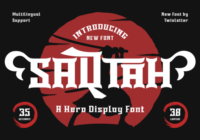 Saqtah Font - Featured Image