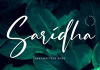 Saridha Font - Featured Image