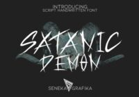 Satanic Demon Font - Featured Image