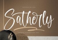 Satherly Font - Featured Image
