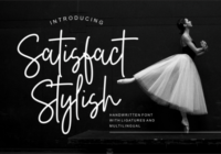 Satisfact Stylish Font - Featured Image