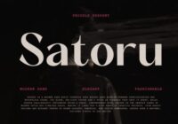 Satoru Font - Featured Image