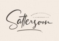 Sattersoon Font - Featured Image