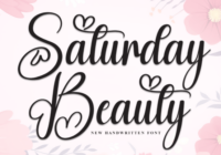 Saturday Beauty Font - Featured Image
