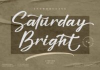 Saturday Bright Font - Featured Image