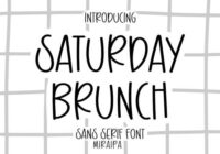 Saturday Brunch Font - Featured Image