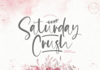 Saturday Crush Font - Featured Image