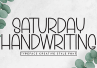 Saturday Handwriting Font - Featured Image