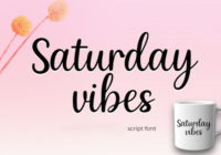 Saturday Vibes Font - Featured Image