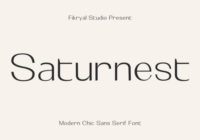 Saturnest Font - Featured Image