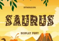 Saurus Font - Featured Image