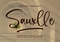 Sauxlle Font - Featured Image