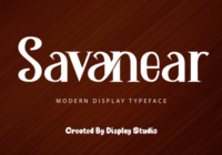 Savanear Font - Featured Image