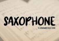 Saxophone Font - Featured Image