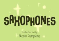 Saxophones Font - Featured Image