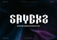 Sayexz Font - Featured Image