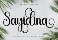 Sayidina Font - Featured Image