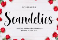Scandelies Font - Featured Image