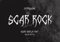 Scar Rock Font - Featured Image