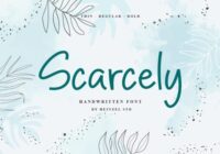 Scarcely Font - Featured Image