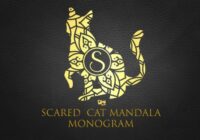 Scared Cat Mandala Monogram Font - Featured Image