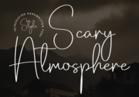 Scary Atmosphere Font - Featured Image