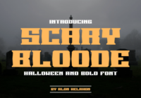 Scary Bloode Font - Featured Image